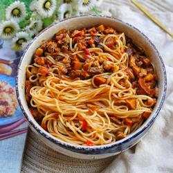 香菇肉酱面的做法[图]