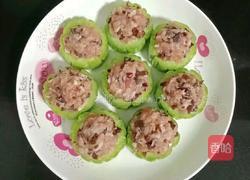 猪肉木耳酿苦瓜的做法图解9