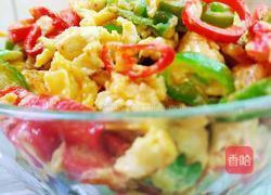 双椒炒蛋 的做法图解12