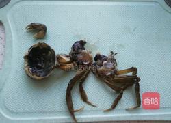 酒酿焖蟹的做法图解4