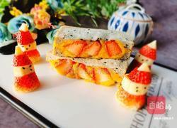 草莓三明治早餐（圣诞节应景）的做法图解10
