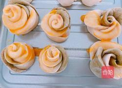 抹茶玫瑰花包的做法图解11