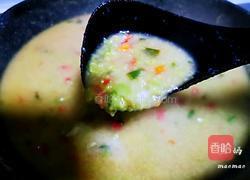 菠菜汁疙瘩汤的做法图解11