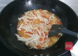 三鲜汤(西红杮菌菇汤)的做法图解9