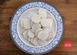 萝卜缨子炒年糕的做法图解3