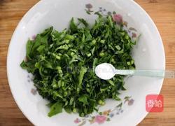 萝卜缨子炒年糕的做法图解5