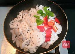 莲藕小炒的做法图解16