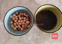 红豆花生黑米粥的做法图解2