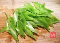 青笋炒鹅蛋的做法图解3