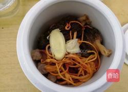 羊肚菌虫草花炖鸡汤的做法图解3