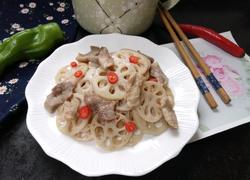 莲藕炒肉片
