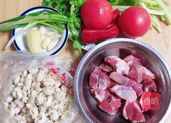 孜然羊肉猫耳朵的做法图解1