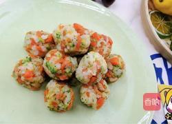 12个月宝贝生鲜，杂蔬鹅肝小饭团【小鹿优鲜】的做法图解10