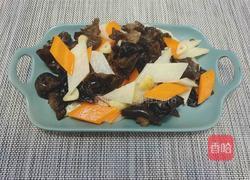 木耳炒山药胡萝卜的做法图解8