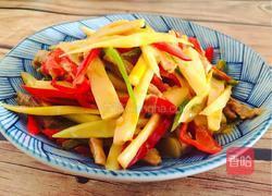竹笋炒肉的做法图解10