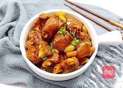 白果焖羊蹄冬日养身滋补菜的做法图解4