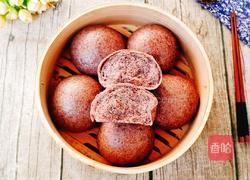 奶香黑米馒头的做法图解12