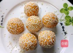 南瓜芝麻球的做法图解5