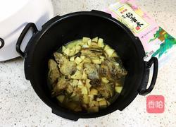 杏鲍菇排骨焖饭的做法图解7