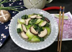 青菜炒香菇