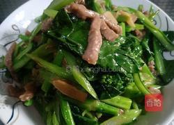 蚝油牛柳菜芯的做法图解8