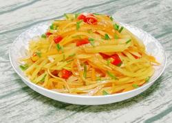凉拌土豆胡萝卜丝
