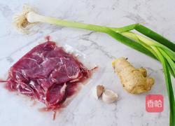 葱爆牛肉片的做法图解1