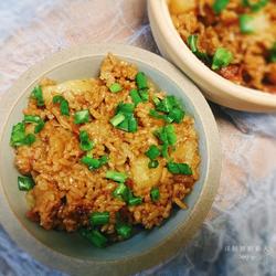 土豆火腿电饭煲焖饭的做法[图]