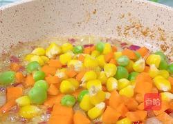 金黄鹅肝炒饭的做法图解8