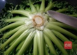 海米炒塔菜的做法图解3