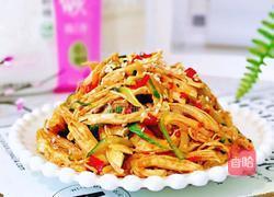 凉拌鸡丝香辣爽口的做法图解4