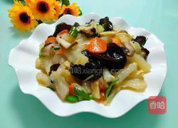 黑木耳炒蹄筋的做法图解12