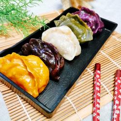 五彩蒸饺的做法[图]