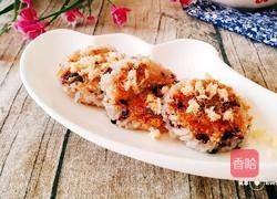 芝士肉松饭团的做法图解12