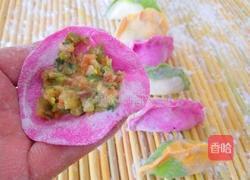 春节五彩缤纷饺子的做法图解2