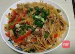 土豆炒肉丝的做法图解9