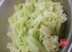 家常炒花菜的做法图解4