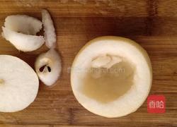 冰糖炖雪梨的做法图解4