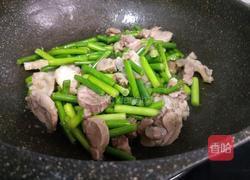 蒜苔炒熟肉的做法图解8