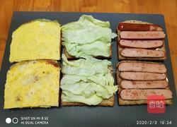 黑麦三明治的做法图解2