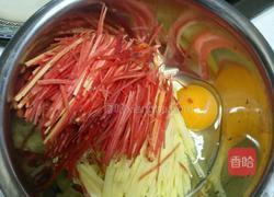 萝卜丝土豆鸡蛋煎饼的做法图解2
