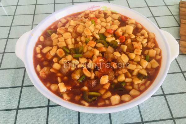 羊肉炒疙瘩