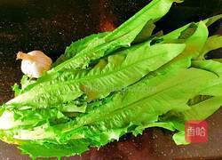 清炒油麦菜的做法图解2