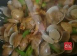 爆炒花甲的做法图解7