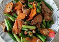 肉片蒜薹的做法图解5