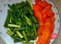 肉片蒜薹的做法图解4