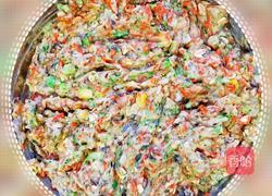 低脂低卡高蛋白的虾仁鸡胸肉燕麦蔬菜饼的做法图解4