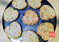 低脂低卡高蛋白的虾仁鸡胸肉燕麦蔬菜饼的做法图解6