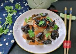 胡萝卜炒木耳的做法图解12