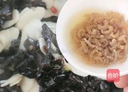 虾仁木耳炒山药的做法图解7